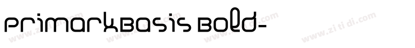 PrimarkBasis Bold字体转换